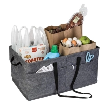 손잡이가 있는 대형 접을 수 있는 홈 스토리지 가방