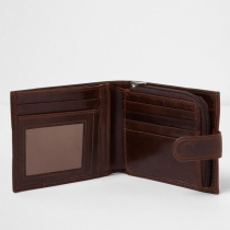 카드 홀더가 있는  남성 빈티지 pu 지갑 