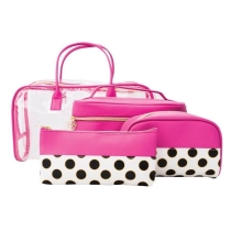 화장품 핸드백 투명 비닐 여행 가방 세트