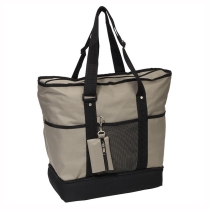 신발 칸막이가 있는 공 스포츠 숄더  비즈니스 토트 백 