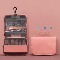 Fashional 핑크 디자인  고품질 방수 반짝이 pu 가죽 화장품 가방