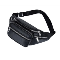 패션 디자이너 레저 러닝 크로스 바디 슬링 가죽 가슴 가방 