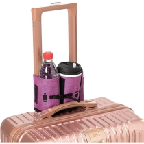 접는 다기능 휴대용 컵 커버 핸들 수하물 여행 컵 홀더에 압연 