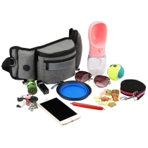 개 치료 훈련 허리 가방 