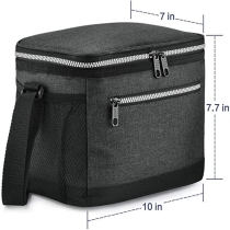 누출 방지  고품질 대용량 소프트 피크닉 절연 열 점심 쿨러 토트 백 