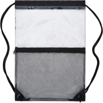 메시 주머니를 가진  스포츠 pvc  방수 졸라매는 끈 