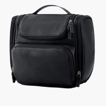 대용량 unisex pu 가죽 접이식 맞춤형 메이크업 스토리지 주최자 화장품 가방