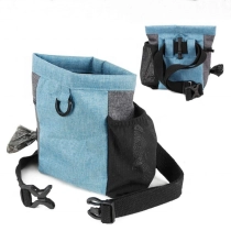 야외 개 훈련 치료 주머니를 걷는 똥 디스펜서가 있는 맞춤형 인쇄 애완 동물 사료 간식 가방 