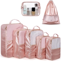 여행 방수 패브릭 압축 새로 설계된 나일론 압축 포장 큐브