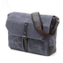 세련된 빈티지 헤비 듀티 방수  캔버스 메신저 숄더 크로스 바디 백