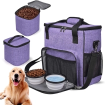 개 여행 식품 가방 고급 애완 동물 팩 캐리어 가방 