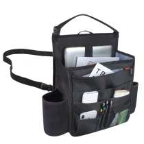 노트북 자동차 앞 좌석 조절 식 스트랩이있는 자동차 좌석 가방