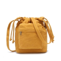 패션 숙녀 캔버스 Crossbody 고품질 럭셔리 Drawstring