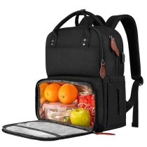 이중 갑판 음식 음료 점심은 격리된 냉각기 격실을 가진 책가방