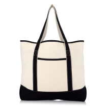 패션 빈티지 대용량 캔버스 쇼핑 어깨 가방 토트 백 주머니