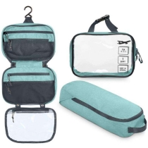  3 1 주최자 화장품 메이크업 세면 용품 보관  PVC 가방