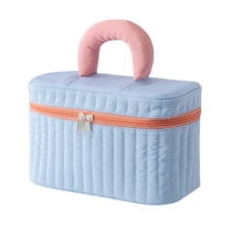 새로운 젊은 여성 푹신한 여행   고품질직물 메이크업 및 화장품 가방