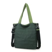 여자 주말 여행 쇼핑  퀼트 캐리 온  빅 퍼퍼 토트 백