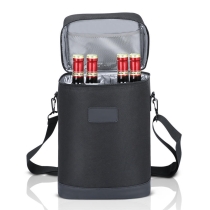 새 와인 가방 방수 열 보존 냉동 4 병 와인 쿨러 가방 