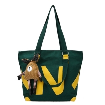 인쇄  숄더  슬링  Crossbody  토트 백 캔버스 긴 핸들 