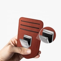 내구성 가죽 자동차 카드 홀더  라이센스 보관 안경 자동차 액세서리 