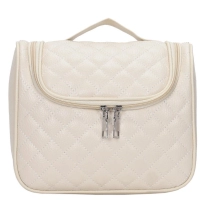 pu 가죽 메이크업 토트 백 파우치