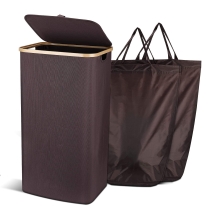  100L 세탁물  탈착식  세탁 가방, 침실용 접이식 세탁 분류기