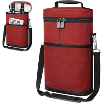 BSCI 공장 프로모션 옥스포드 2 병 와인 쿨러 가방 