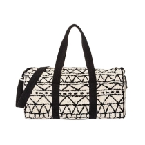 대용량 캔버스 주말 여행 피트니스 가방 대용량 토트 백