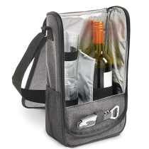 쿨러 컴파트먼트가 있는 토트 와인 캐리어 백 