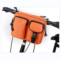 사이클링 액세서리를 위한 어깨끈이 있는 방수 경량 전면 핸들바 가방 파니에 바구니
