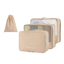 방수 휴대용  7pcs  여행 수하물 포장 큐브