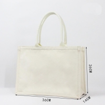 아마존의 뜨거운 판매 어깨 가방 캔버스 빈 토트 백 