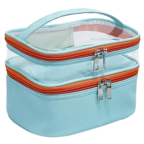 휴대용 명확한 화장품 저장 가방