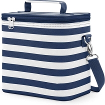 휴대용  누수 방지  디자이너  휴대용 스트라이프 점심 쿨러  토트 백