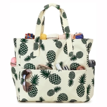 기능적인 패션 대용량 접이식 비치 토트 백 