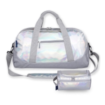 방수 홀로그램 PU 가죽 여행  어린이 체육관 스포츠 토트 백