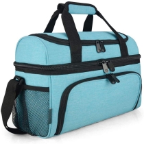  음식 배달 절연 소프트  캠핑 하이킹 캔버스 쿨러 가방 