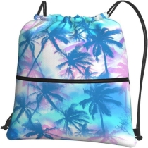 유행  인쇄 스포츠  체육관  책가방  breathable 졸라매는 끈 