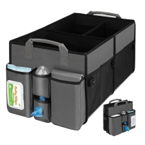 대용량  이동식 칸막이가있는 접는 트렁크 자동차 박스