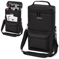 2 병 열 샴페인 와인  피크닉 파티 휴대용 가방 쿨러 