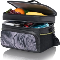 접을 수있는 방수 누출 방지 야외 열 대형 상자 쿨러 가방 