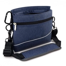 디자이너 두 구획 휴대용 애완 동물 강아지 크로스 바디 개 산책 주머니 개 훈련 치료 가방 