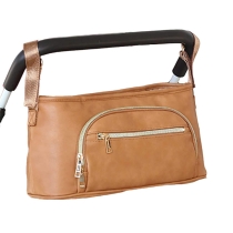 아기 유모차 PU 기저귀 보관 가방 컵 병 주머니 