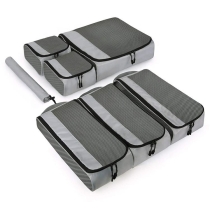 유행 메쉬 디자인 7 pcs  큐브  휴대용 여행  세면 용품 화장품 가방 세트 