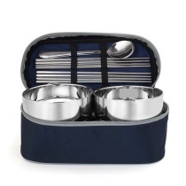 학교 소풍 여행을 위한 도시락 도매 칼 그릇 부대