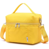 크로스 바디 라이트 컬러 우아한 소녀 도시락 도시락 보관 가방