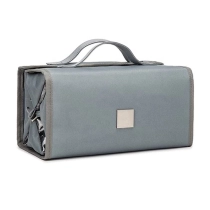 유행 롤업 친환경 화장품 세면 용품 보관 가방 