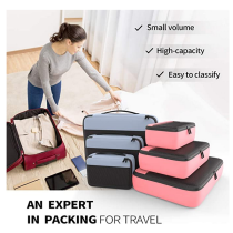 압축 6 세트 보관 가방 정리함 가벼운 여행용 포장 큐브 
