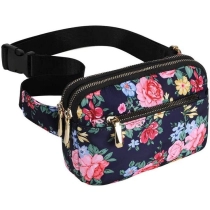  꽃 전체 인쇄 패턴 나일론 부랑자 가방